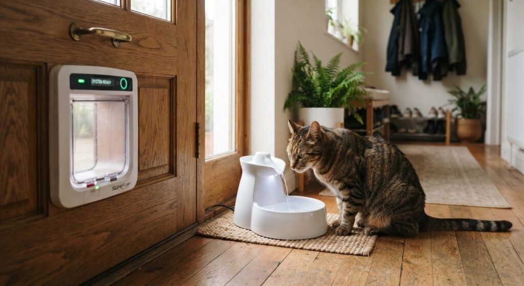 Katzenklappe mit Chip: So funktioniert die Zugangskontrolle