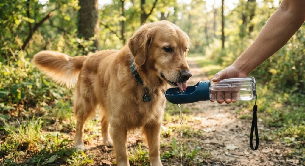 Hundetrinkflasche für unterwegs: Worauf sollte man achten?